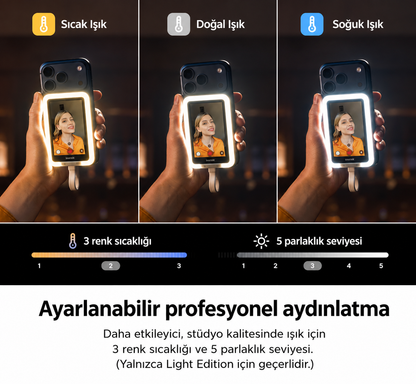 Kablosuz Vlogger Selfie Paneli 💡