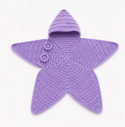 StarletBaby™ El Örgüsü Yıldız Bebek Kundak Kabanı