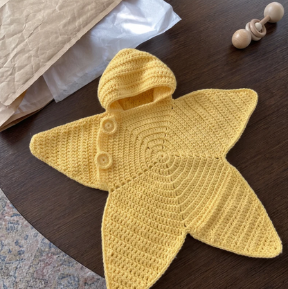 StarletBaby™ El Örgüsü Yıldız Bebek Kundak Kabanı